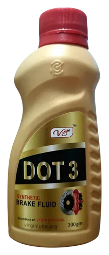 Virgin Brake Fluid DOT 4 200 ml bottle
