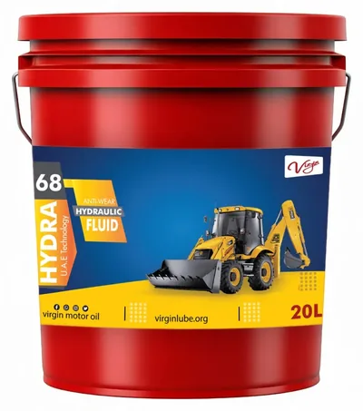 Virgin Hydraulic AW 68 oil bucket